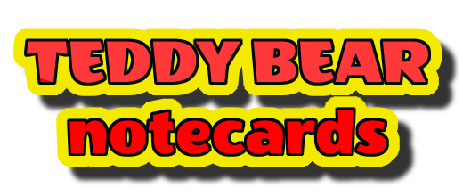 Teddy Bear Notecards